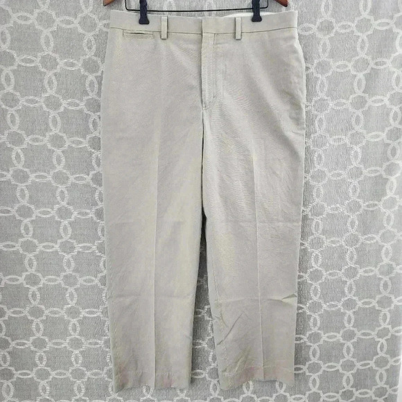 L.L. Bean Classic Fit Chino Khaki Men's Pants 35x29 - Picture 1 of 7
